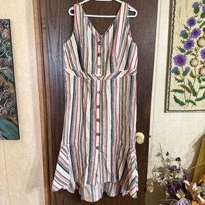 Striped Sleeveless Love & Legend Dress
